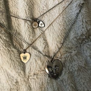 Juicy couture 3 chain necklace